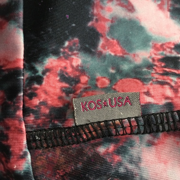 Galaxy Stars Yoga Capri 3/4 Running Leggings L - Picture 4 of 6